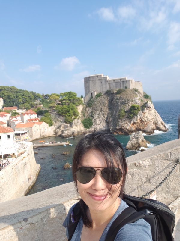 Carol Li traveling abroad