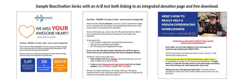 Sample Reactivation Series emails