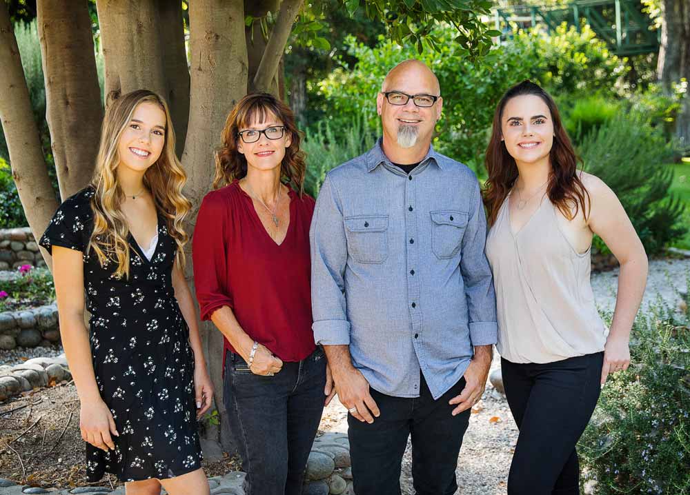 Stephanie with her family