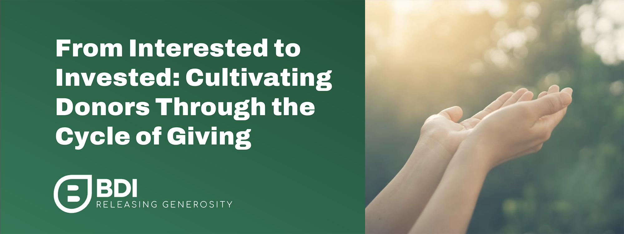 Cultivate Donors through the Cycle of Giving